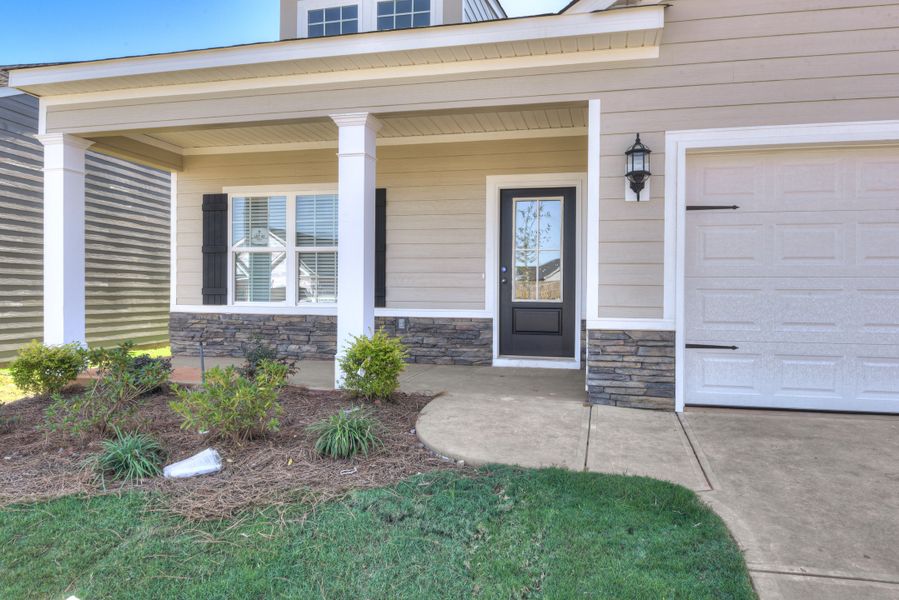 Exterior details and patio area of a home in The Sanctuary, Aiken (Image 20).