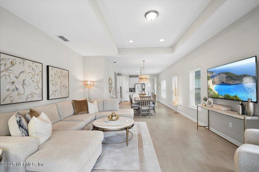 Furnished interior view inside a new home in , St. Augustine (Image 9).