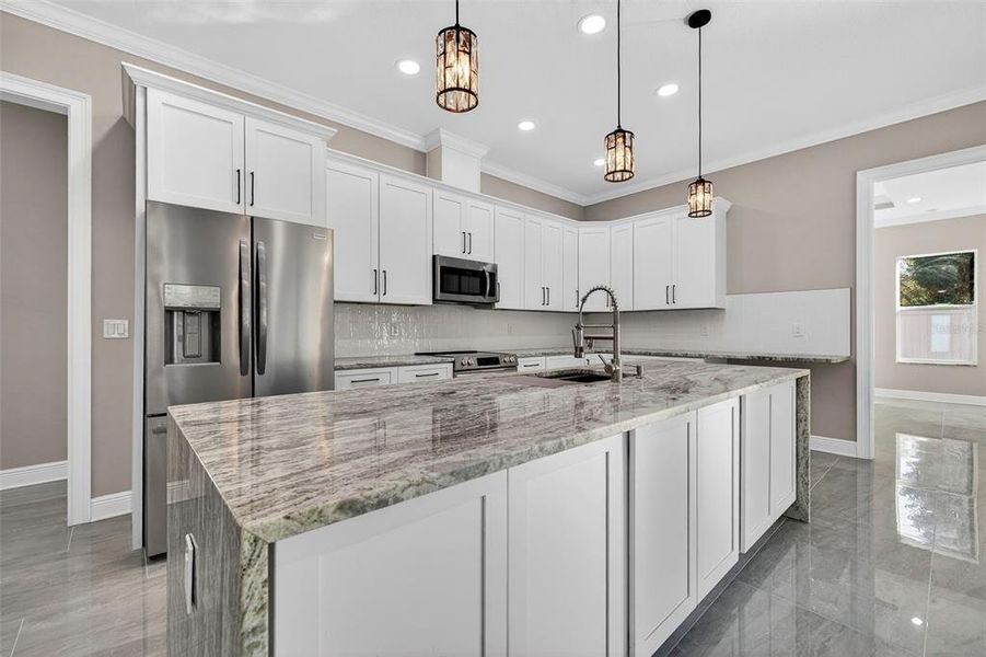 Furnished interior view inside a new home in , Tampa (Image 9). Furnished interior view inside a new home in , Tampa (Image 9).