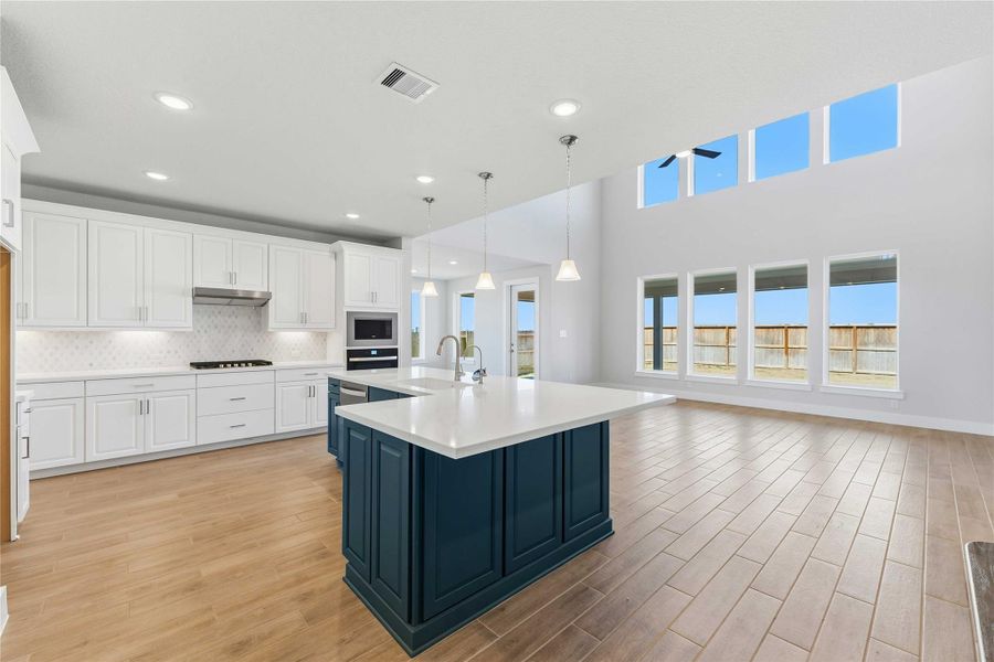 Furnished interior view inside a new home in Valencia, Manvel (Image 11). Furnished interior view inside a new home in Valencia, Manvel (Image 11).