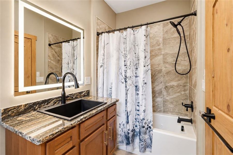 Furnished interior view inside a new home in , Ellijay (Image 8).