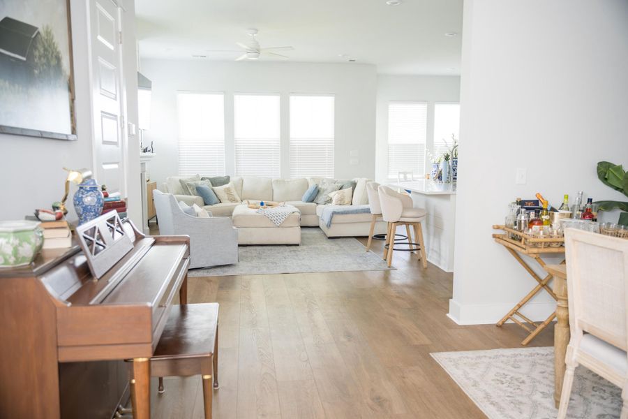 Furnished interior view inside a new home in Carnes Crossroads, Summerville (Image 4).