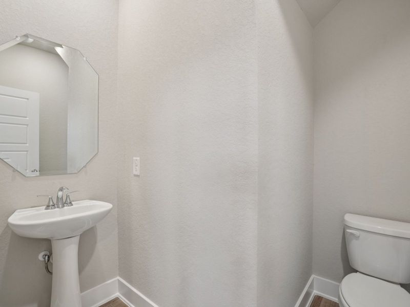 Half Bath in the Medina floorplan at a Meritage Homes community. Half Bath in the Medina floorplan at a Meritage Homes community.