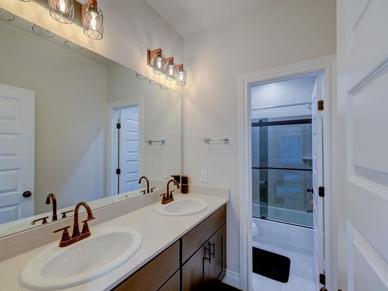 Furnished interior view inside a new home in , Liberty Hill (Image 28).