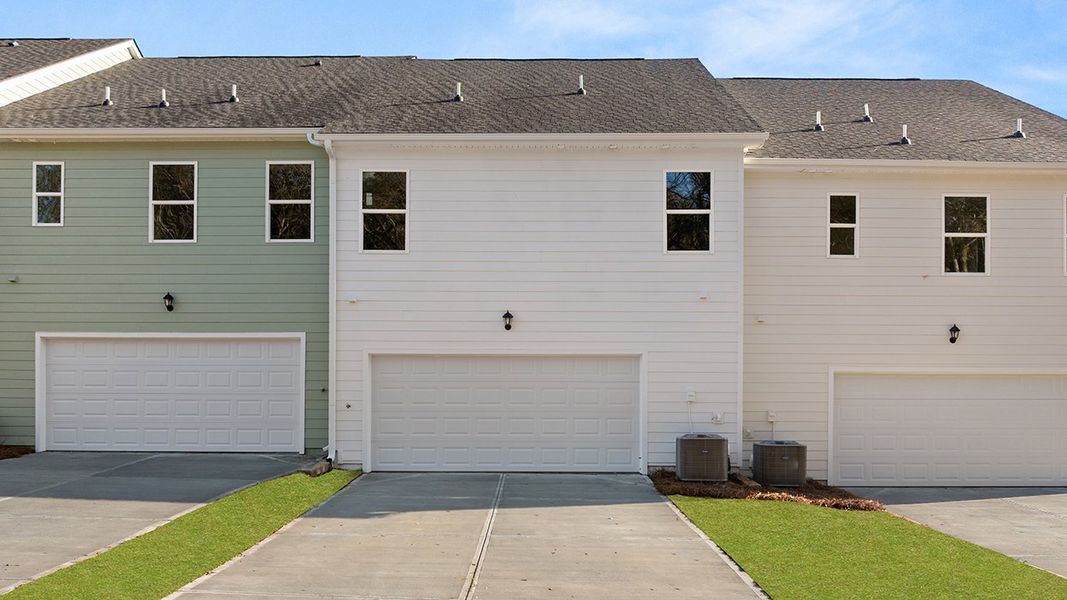Front exterior of a new home in Brookland Commons, Monroe, GA, highlighting curb appeal (Image 2).