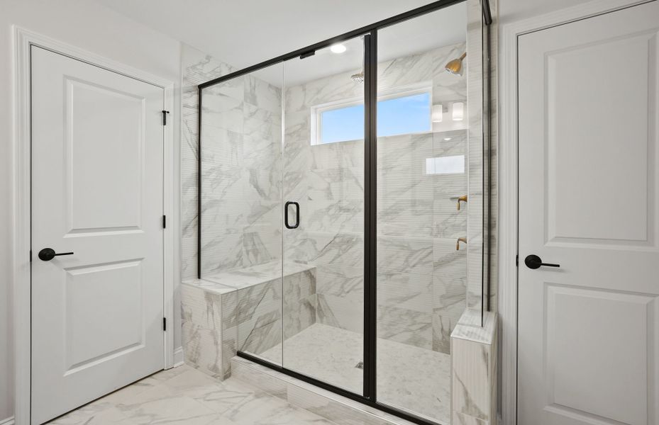 Furnished interior view inside a new home in Elmbrook, Indian Trail (Image 68).