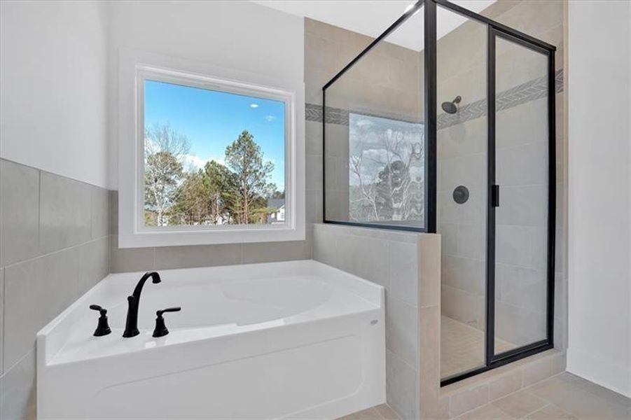 Furnished interior view inside a new home in , Cartersville (Image 6).