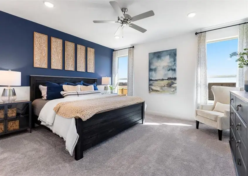 example of primary bedroom