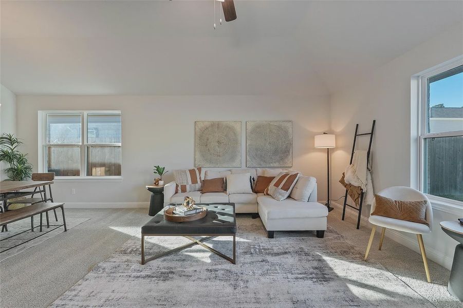 Furnished interior view inside a new home in Grand Oaks Reserve, Cleveland (Image 13).