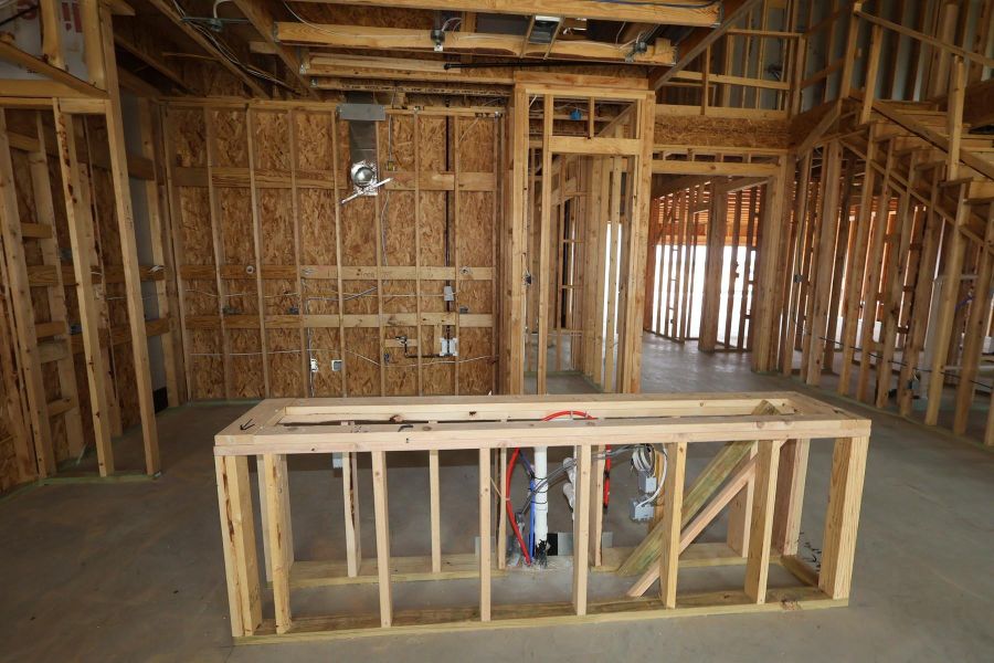 In-progress construction of a new home in Dunham Pointe, Cypress, TX (Image 11).