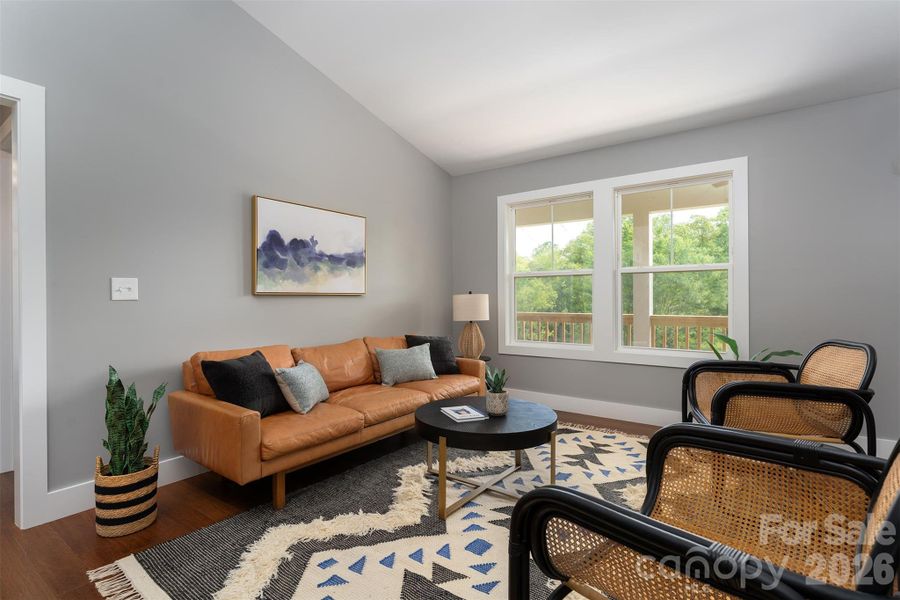 Furnished interior view inside a new home in , Candler (Image 12).