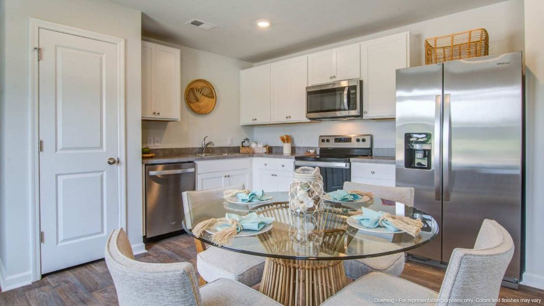 Representative furnished interior of a home built from the DOWNING by D.R. Horton in Carolina Groves, Moncks Corner (Image 6).