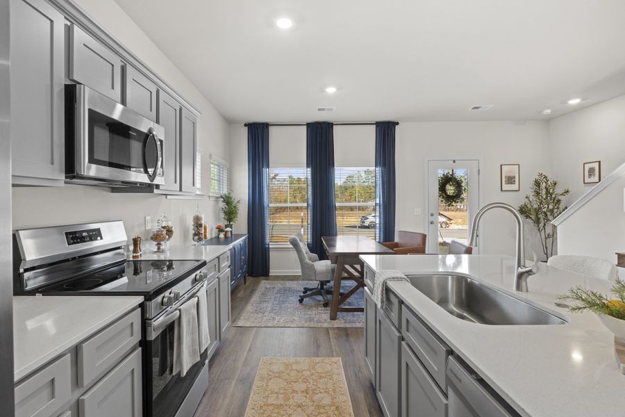 Furnished interior view inside a new home in Harbison Grove, Columbia (Image 11).
