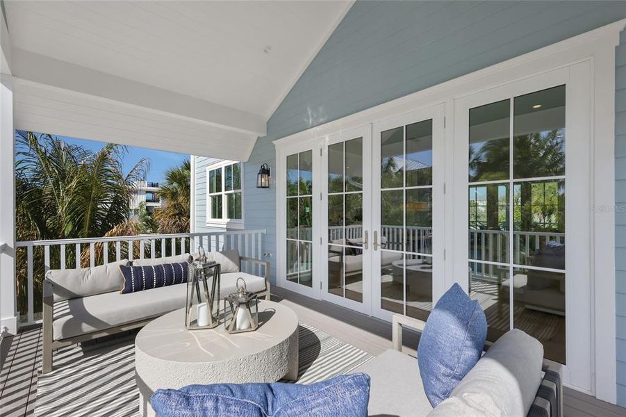 Exterior details and patio area of a home in , Anna Maria (Image 27).