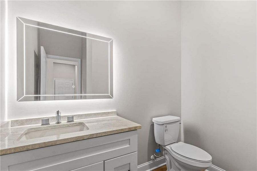 Furnished interior view inside a new home in , Atlanta (Image 11).
