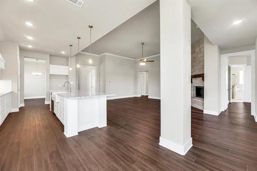 Spacious, unfurnished interior of a new home in Fannin Ranch, Leonard (Image 16). Spacious, unfurnished interior of a new home in Fannin Ranch, Leonard (Image 16).
