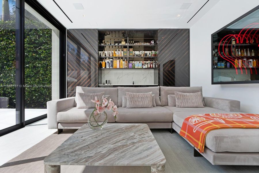 Furnished interior view inside a new home in , Miami (Image 11). Furnished interior view inside a new home in , Miami (Image 11).