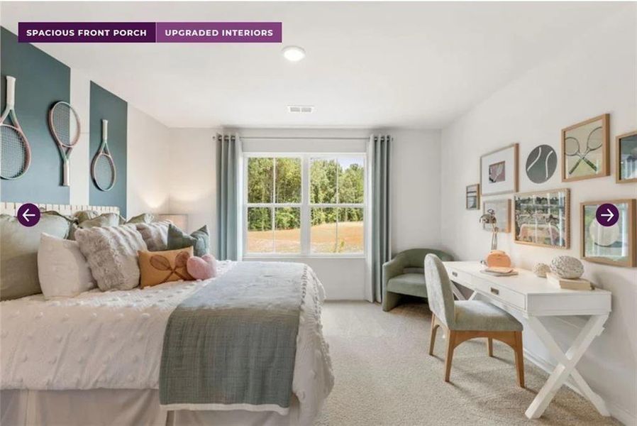 Furnished interior view inside a new home in Reserve at Gum Springs, Jefferson (Image 12).