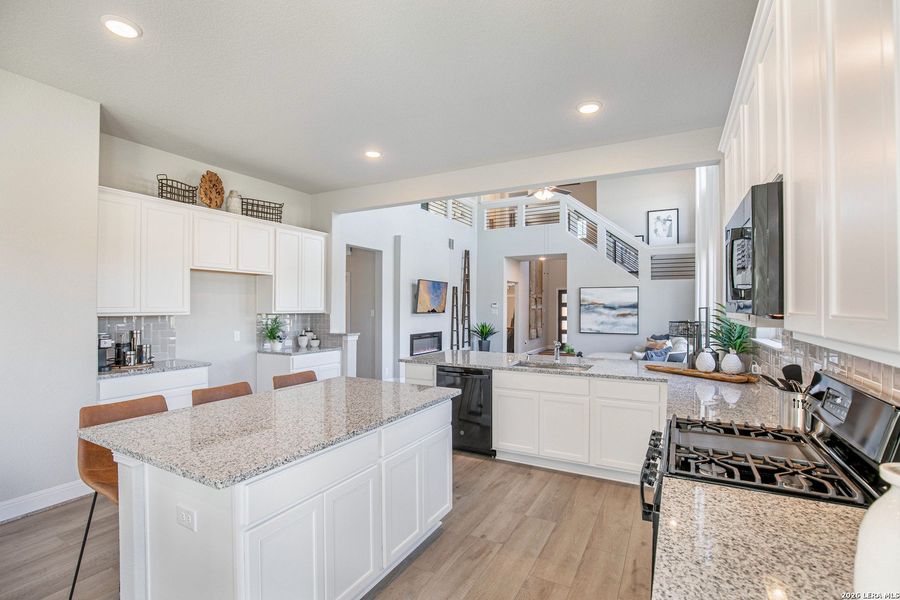 Furnished interior view inside a new home in Stillwater Ranch, San Antonio (Image 15).