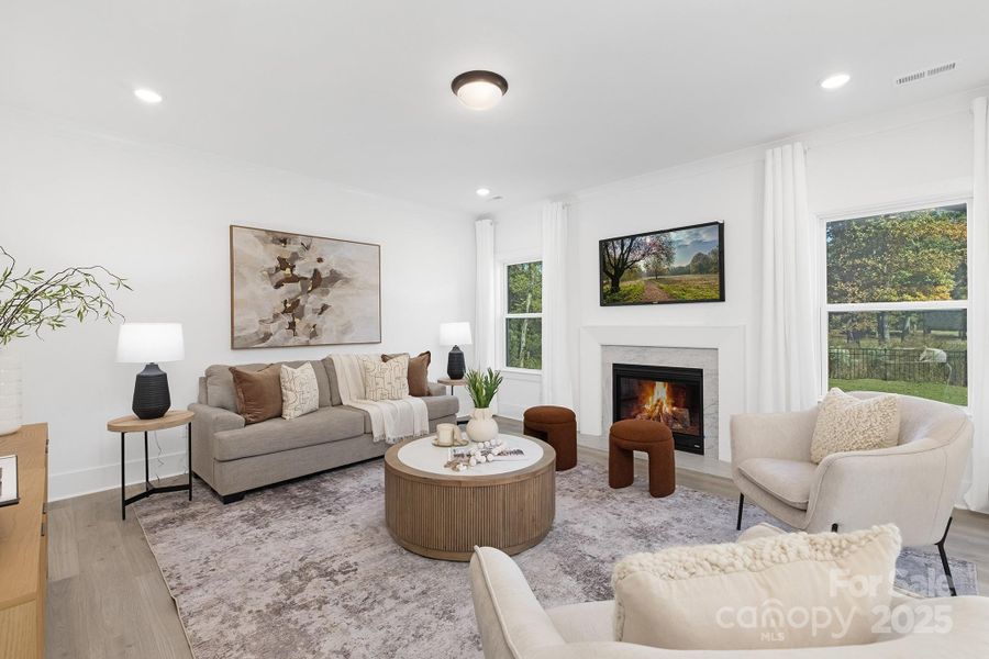 Furnished interior view inside a new home in , Monroe (Image 18). Furnished interior view inside a new home in , Monroe (Image 18).