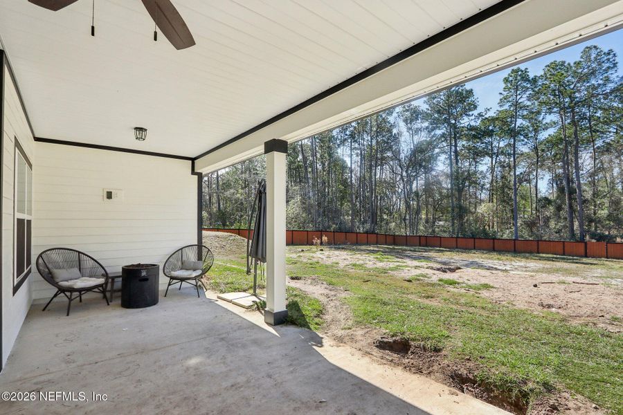 Exterior details and patio area of a home in , Middleburg (Image 25). Exterior details and patio area of a home in , Middleburg (Image 25).