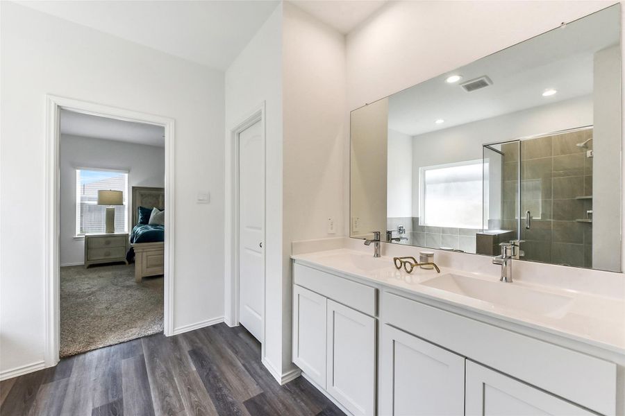 Furnished interior view inside a new home in Sunterra, Katy (Image 26). Furnished interior view inside a new home in Sunterra, Katy (Image 26).