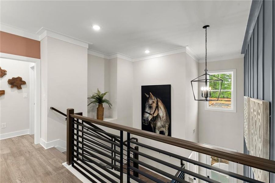 Furnished interior view inside a new home in Hillgrove Preserve, Powder Springs (Image 10).