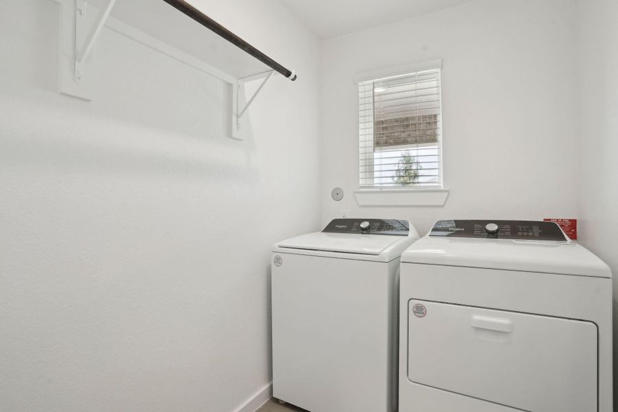 Photo is not of the actual home, but is an inspirational photo of builder’s model home and may depict options, furnishings, and/or decorator features that are not included