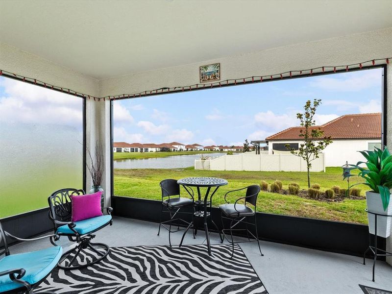 Exterior details and patio area of a home in Southshore Bay Active Adult, Wimauma (Image 25).