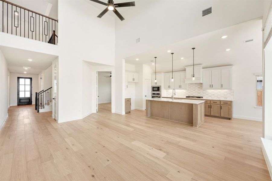 Furnished interior view inside a new home in Willow Wood, McKinney (Image 7).