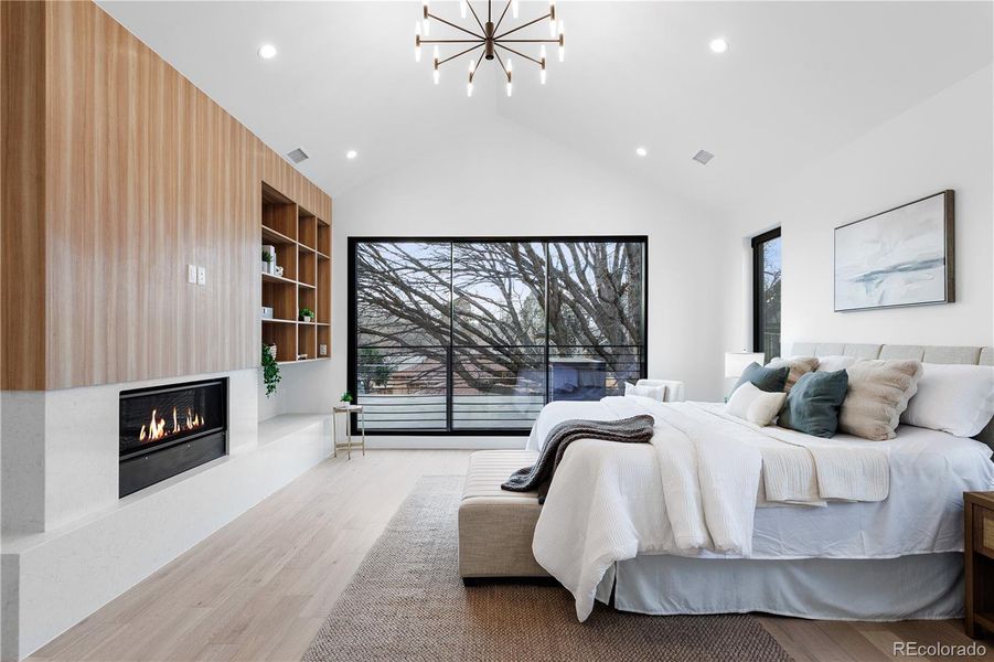Furnished interior view inside a new home in , Denver (Image 37).