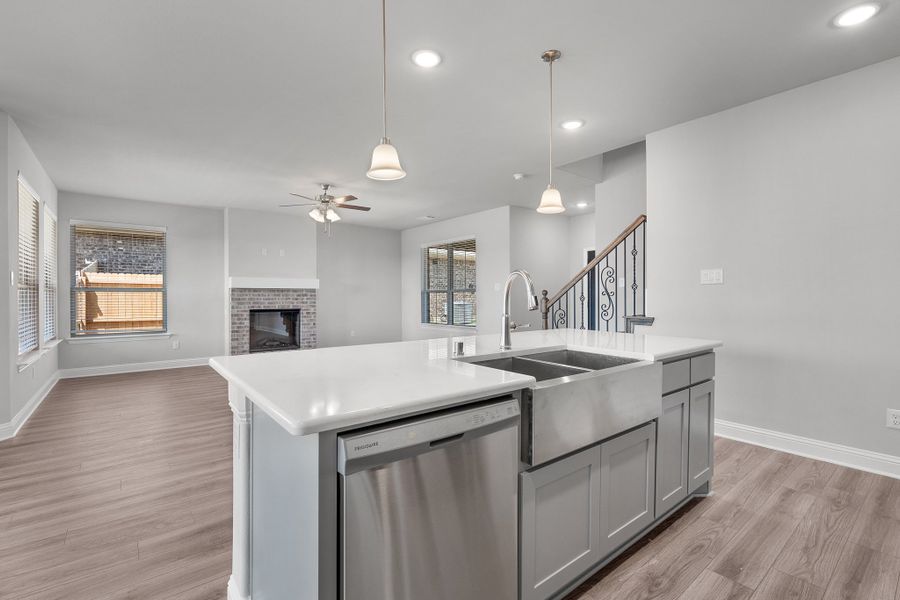 Furnished interior view inside a new home in Summerwood, Red Oak (Image 9).