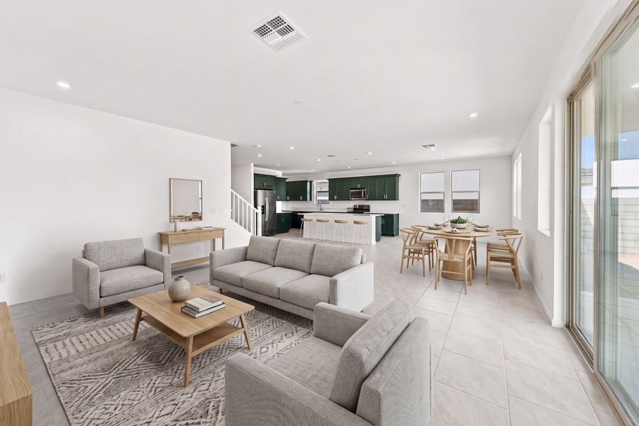 Furnished interior view inside a new home in Montana Vista - Summit, Buckeye (Image 7).