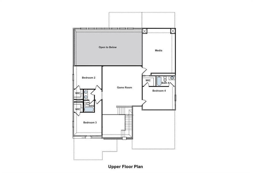 2D floor plan layout of this home in , Fort Worth, TX (Image 3).