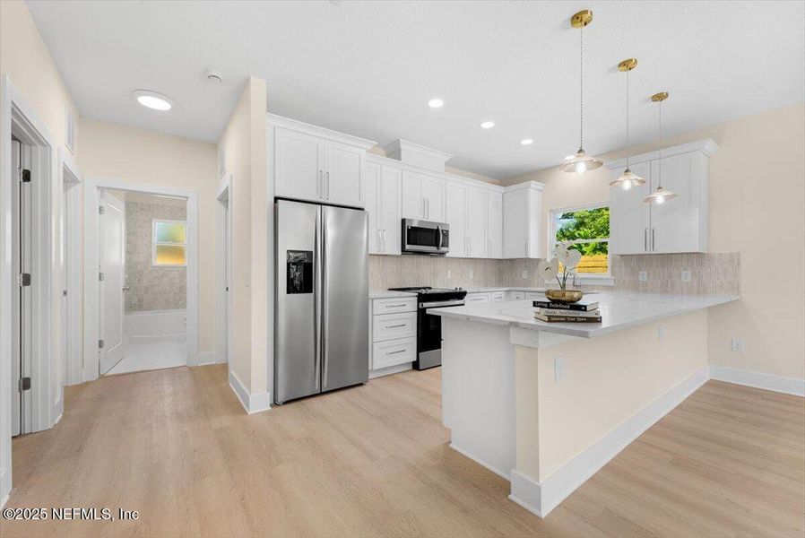 Furnished interior view inside a new home in , Hastings (Image 14).