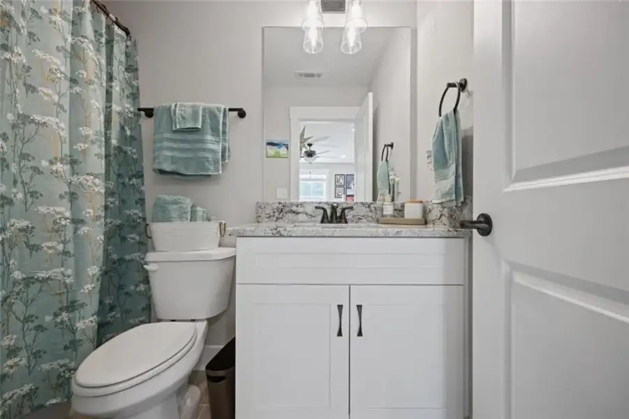 Furnished interior view inside a new home in , Dallas (Image 27).