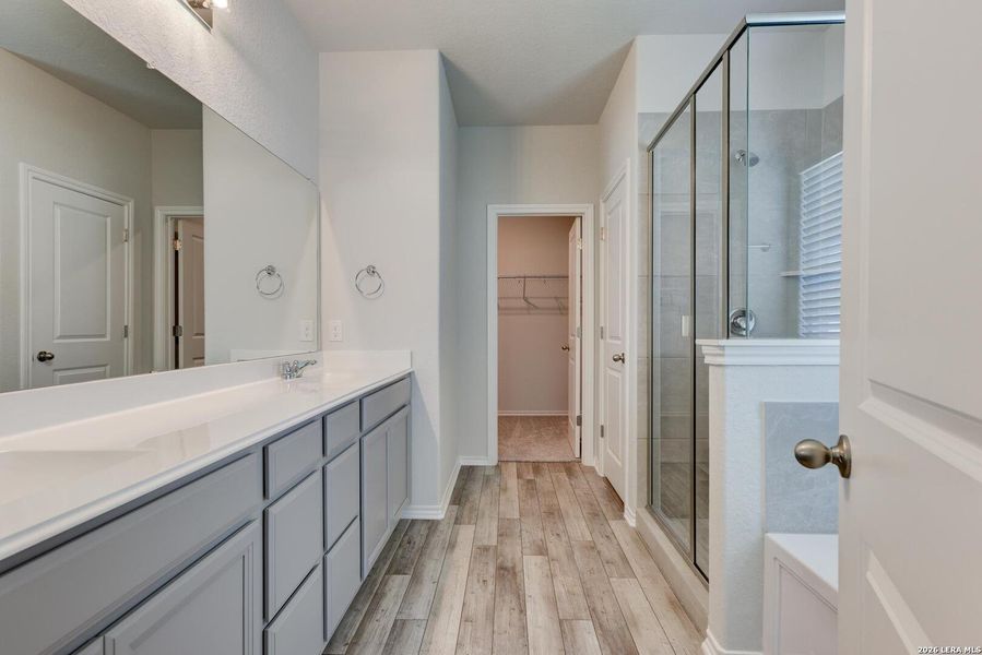 Furnished interior view inside a new home in Nopal Valley, San Antonio (Image 7).