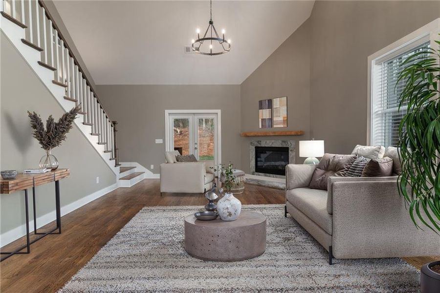 Furnished interior view inside a new home in , Woodstock (Image 8).