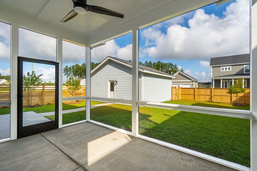 Exterior details and patio area of a home in Nexton, Summerville (Image 20). Exterior details and patio area of a home in Nexton, Summerville (Image 20).