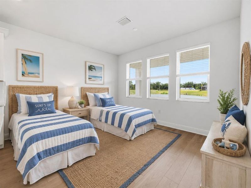 Furnished interior view inside a new home in Creeks Edge at Twin Rivers, Parrish (Image 8).