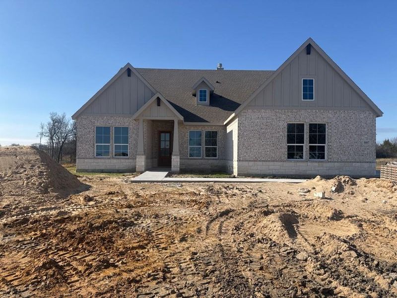 In-progress construction of a new home in Terra Escalante, Blue Ridge, TX (Image 10).