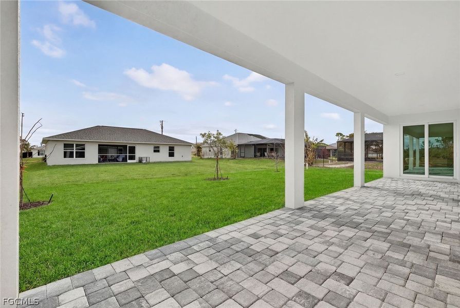 Exterior details and patio area of a home in Cape Coral, Cape Coral (Image 24).