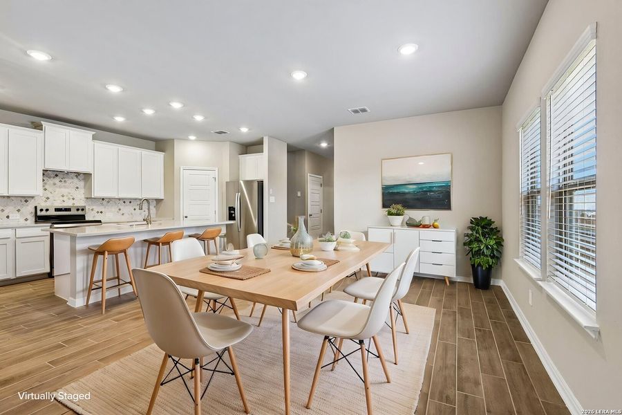 Furnished interior view inside a new home in Royal Crest, San Antonio (Image 15).