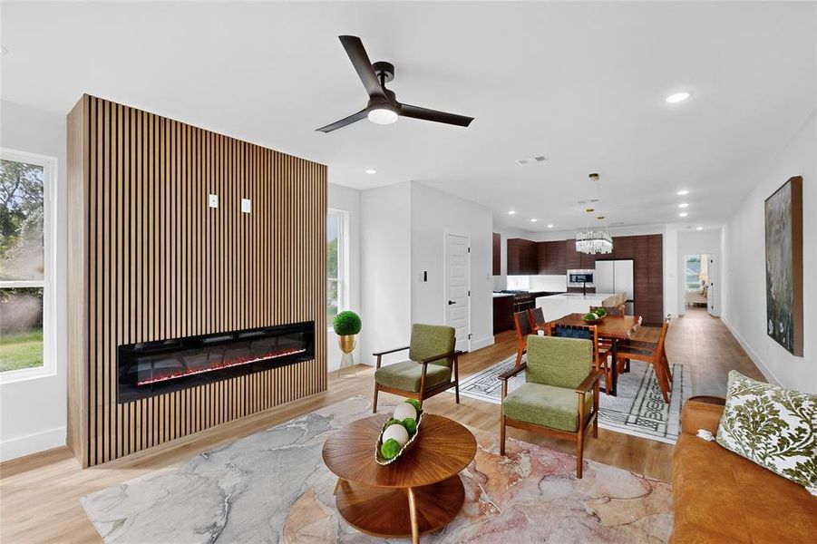 Furnished interior view inside a new home in , Dallas (Image 3). Furnished interior view inside a new home in , Dallas (Image 3).