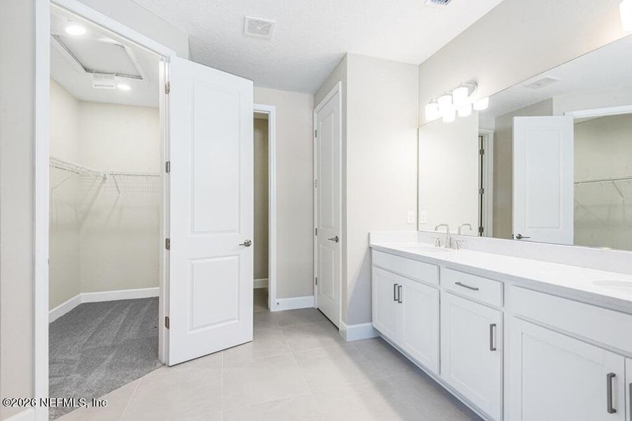 Furnished interior view inside a new home in Colbert Landings, Palm Coast (Image 15). Furnished interior view inside a new home in Colbert Landings, Palm Coast (Image 15).