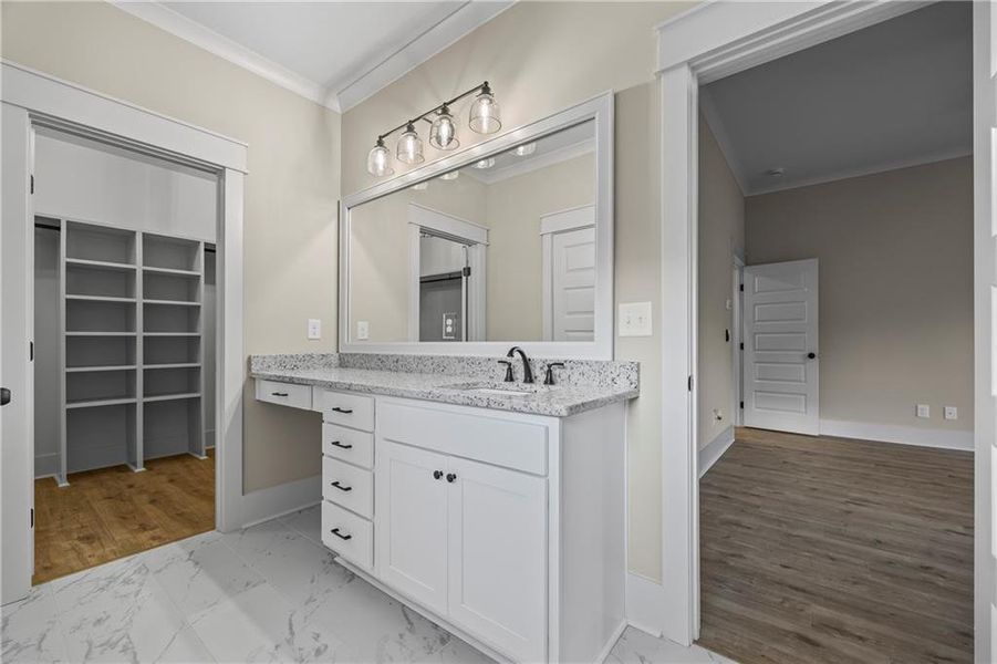 Furnished interior view inside a new home in , Monroe (Image 11).