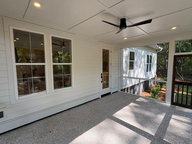 Exterior details and patio area of a home in , Hollywood (Image 3).