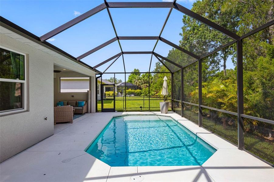 Exterior details and patio area of a home in , Parrish (Image 28).