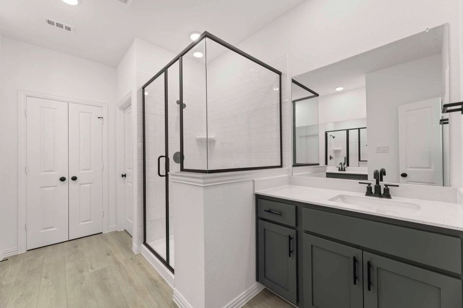 Primary Bathroom featuring the Minimalist Collection Primary Bathroom featuring the Minimalist Collection