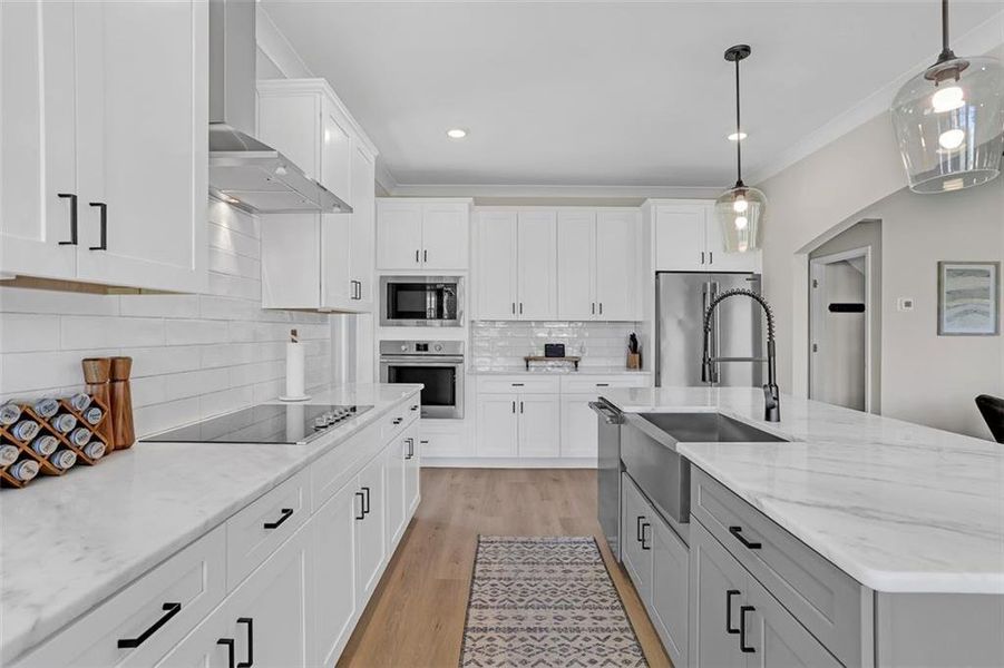 Furnished interior view inside a new home in , McDonough (Image 35).